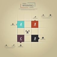 Minimal infographics design Vector N11