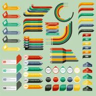 Set elements of infographics N50