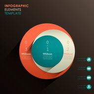 vector abstract 3d paper infographics N21
