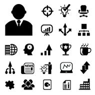 Business and Office Icons Set Vector EPS10 N2