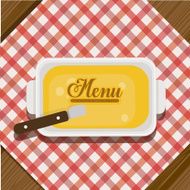 Menu and Food design N6