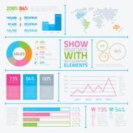 Infographic elements set vector