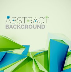 Geometric shapes in the air Vector abstract background N202