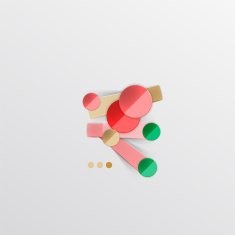 Modern abstract geometric info banner N148