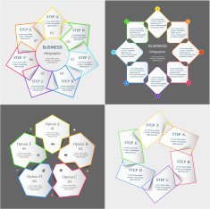 Vector infographics set N15