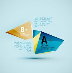 Geometric shapes in the air Vector abstract background N206