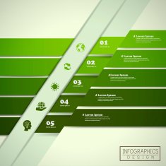 ecology infographic template design