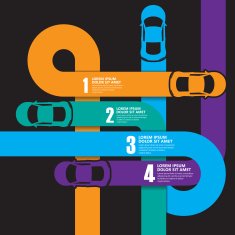 race car infographics N6