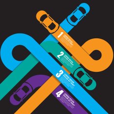 race car infographics N7