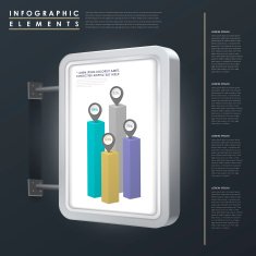 marketing concept infographic template design N2