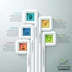 Modern infographic option banner N57