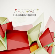 Geometric shapes with sample text Abstract template N168