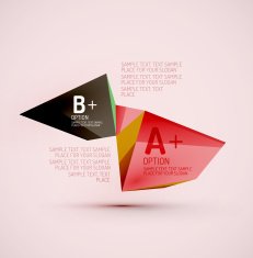 Geometric shapes in the air Vector abstract background N210