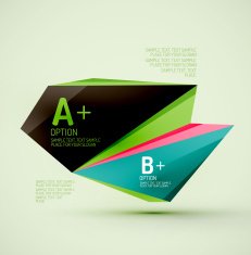Geometric shapes in the air Vector abstract background N215
