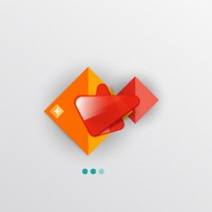 Modern abstract geometric info banner N151