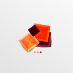 Modern abstract geometric info banner N163