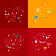 Veterinary sticker infographic N25