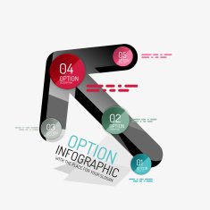 Minimal Line Design Office Web Infographics N9