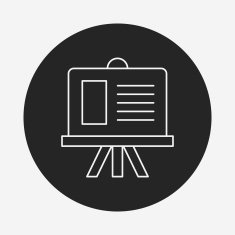 presentation line icon N3