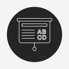 presentation line icon N7
