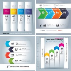 set of infographic templates N9