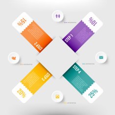 Modern infographics element N12