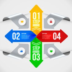 Modern infographics element N21