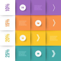 Modern infographics element N27