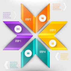 Modern infographics element N35
