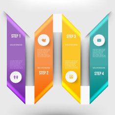 Modern infographics element N38