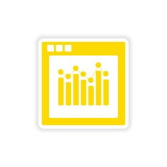 icon sticker realistic design on paper chart N2