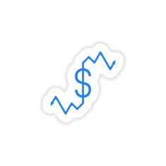 icon sticker realistic design on paper graphic
