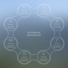 Circle line infographic N3