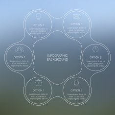 Circle line infographic N5