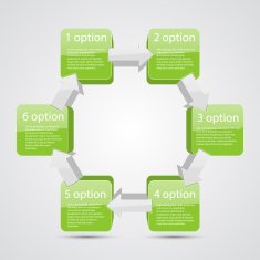 Modern vector info graphic for business project N103
