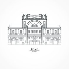 Line Icon Country Rome