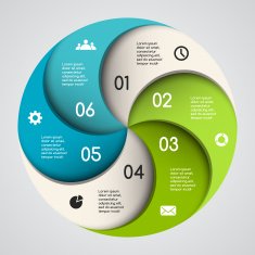 Modern vector template for your business project N100