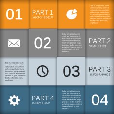 Modern vector template for your business project N103