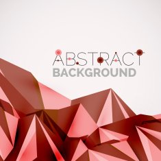 Geometric shapes in the air Vector abstract background N255