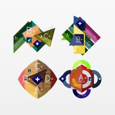 Paper graphics infographic web layouts N24