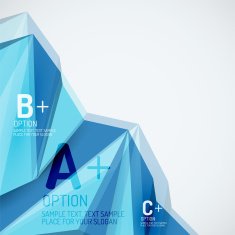 Geometric shapes in the air Vector abstract background N257