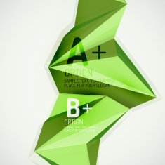Geometric shapes in the air Vector abstract background N259