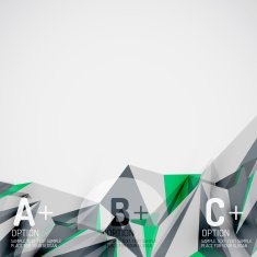 Geometric shapes in the air Vector abstract background N260