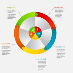 Infographic template design vector illustration N12