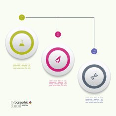 Comparative chart with templates for presentation N24