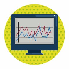 Financial charts theme elements N18