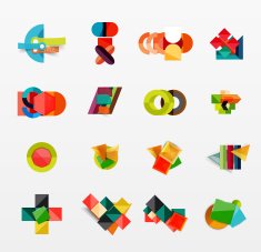 Collection of modern business infographic templates N25