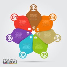 Vector circle element for infographic N42