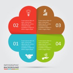 Vector circle element for infographic N45