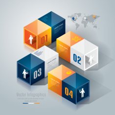 Infographics vector design template N165